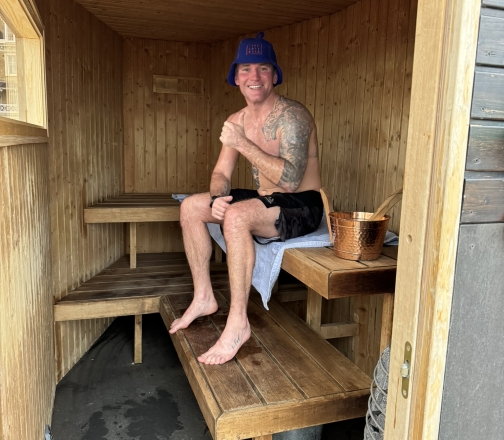 Private Beach Sauna Hire